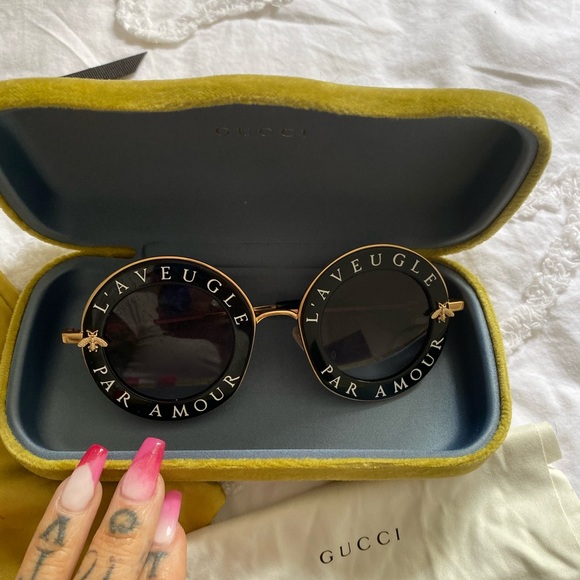 Gucci Accessories - Gucci blind for love sunglasses